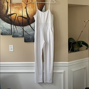 WHITE JUMPSUIT NWOT